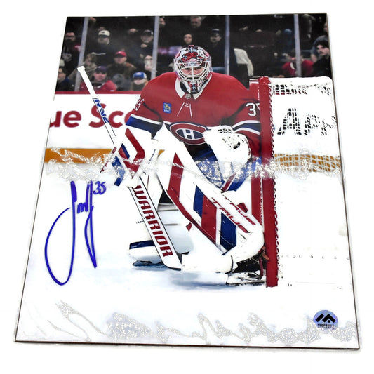 Sam Montembeault Autographed Montreal 8X10 Photo #1 0330