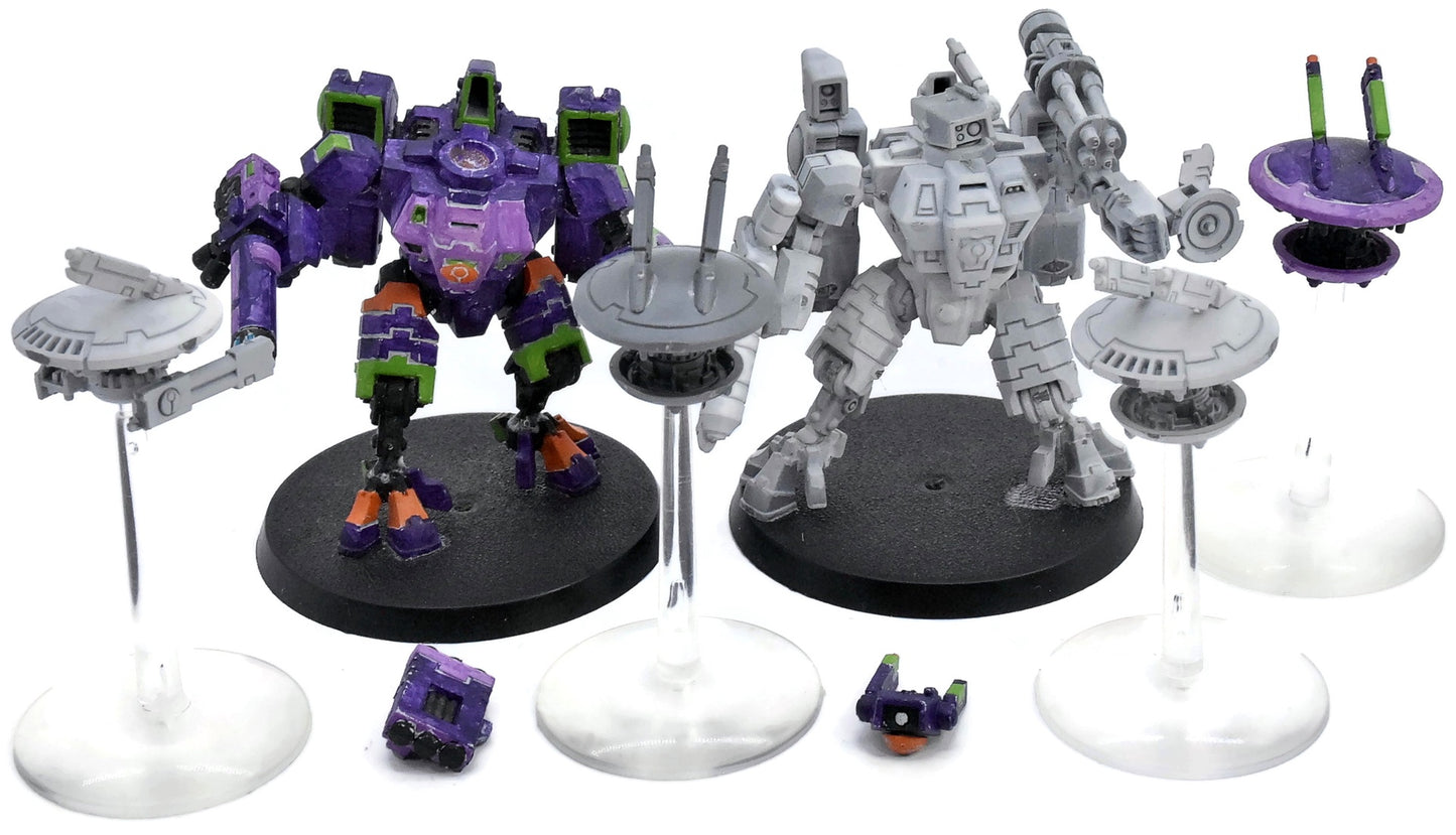 TAU EMPIRE 2 Crisis Battlesuits #2 Warhammer 40K 5812
