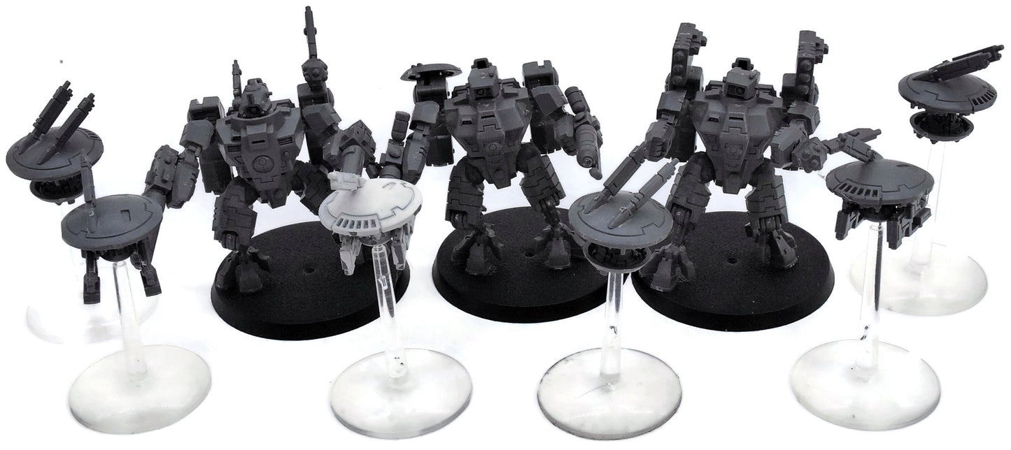 TAU EMPIRE 3 Crisis Battlesuits #1 Warhammer 40K 5904