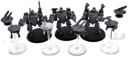 TAU EMPIRE 3 Crisis Battlesuits #1 Warhammer 40K 5904