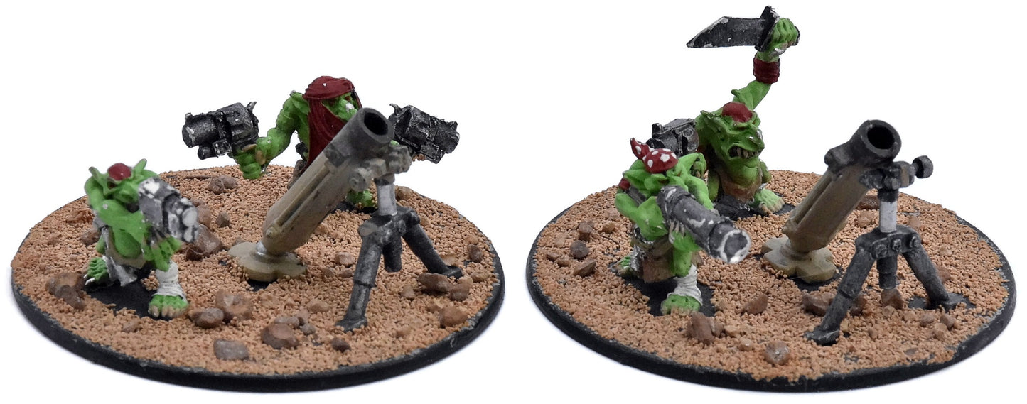 ORKS 2 Cadian Heavy Weapons Squad #1 CONVERTED Warhammer 40K 1221
