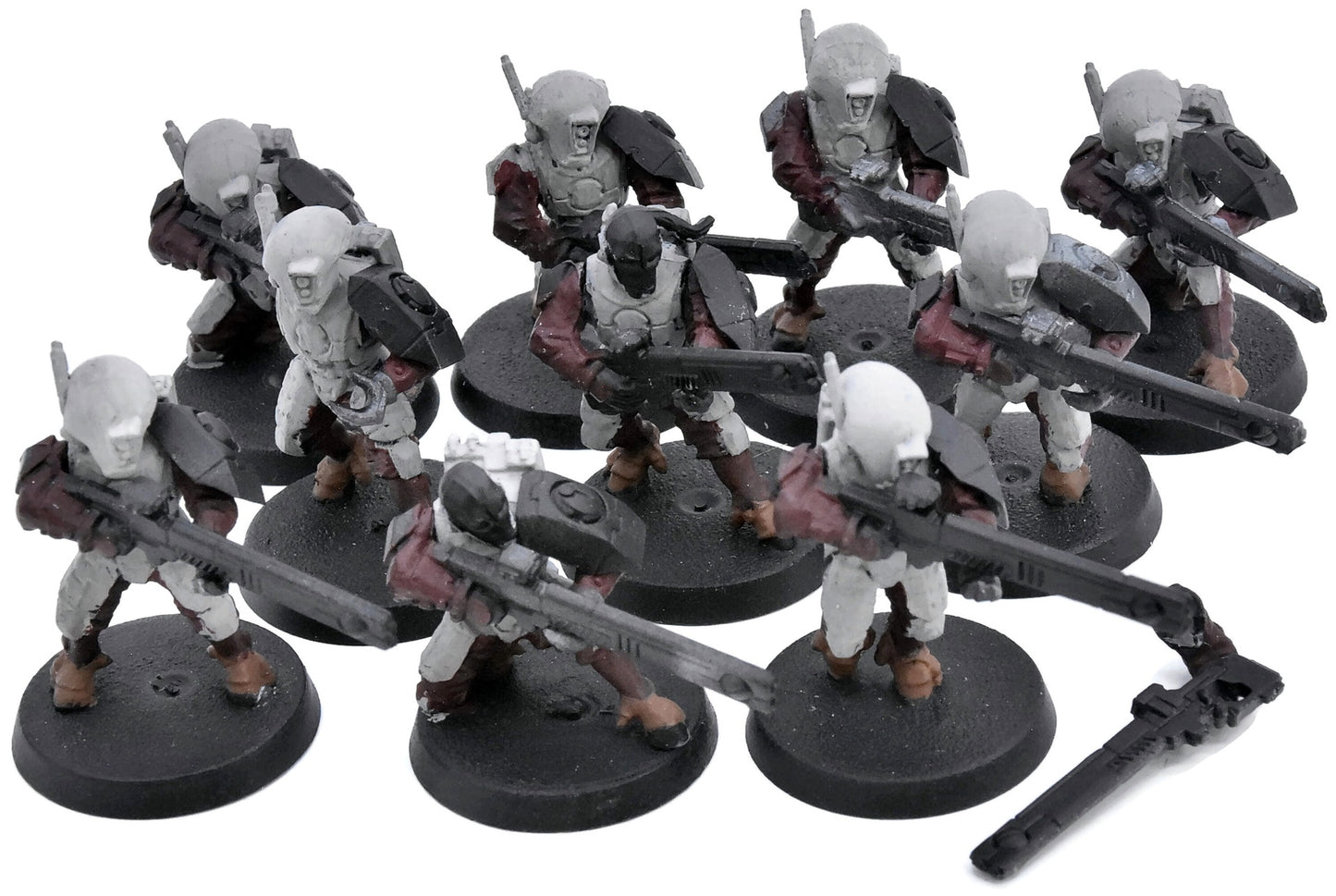 TAU EMPIRE 10 Fire Warriors #1 INCOMPLETE Warhammer 40K 5980