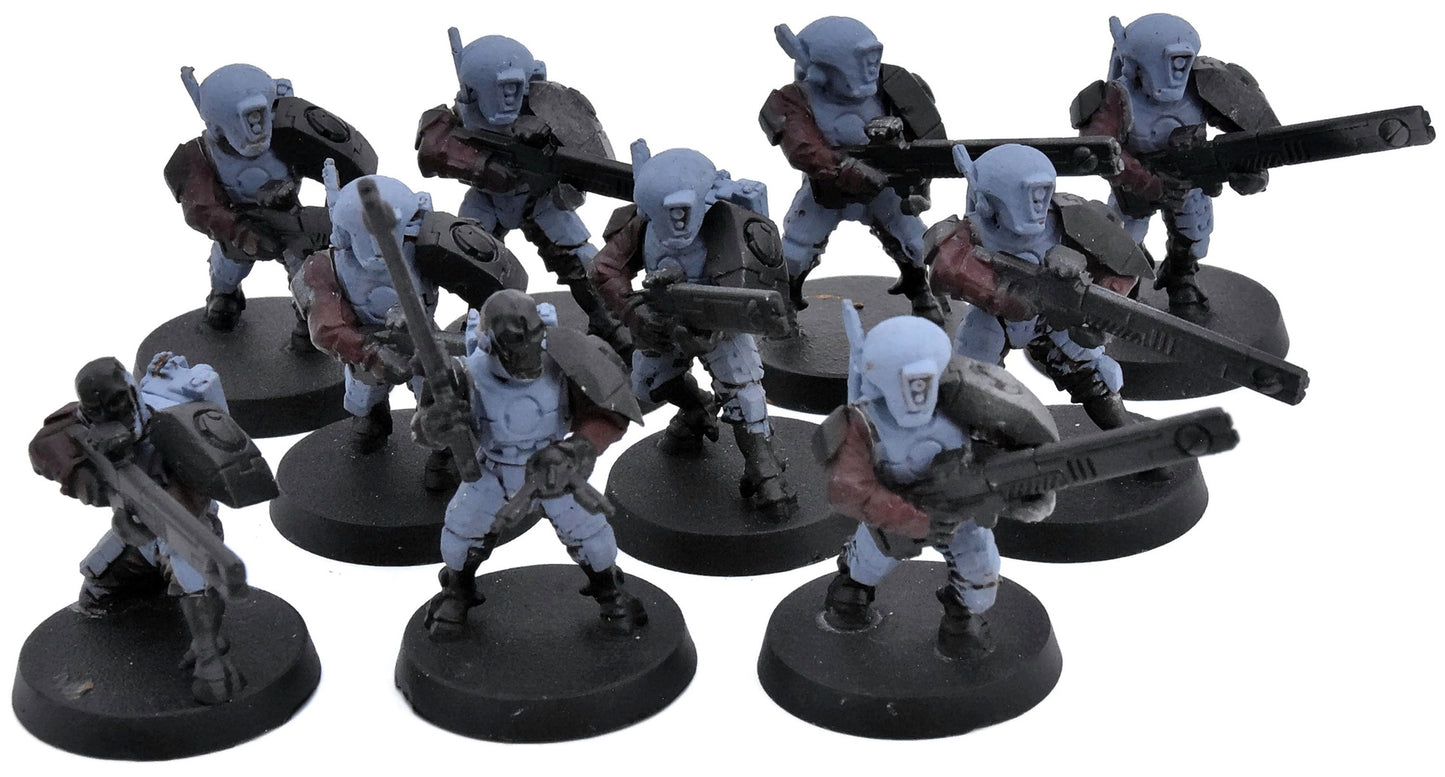 TAU EMPIRE 10 Fire Warriors #2 INCOMPLETE Warhammer 40K 6000