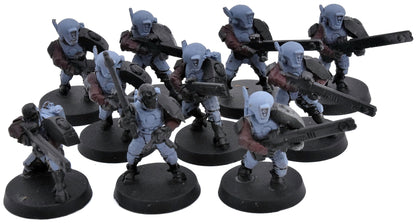 TAU EMPIRE 10 Fire Warriors #2 INCOMPLETE Warhammer 40K 6000