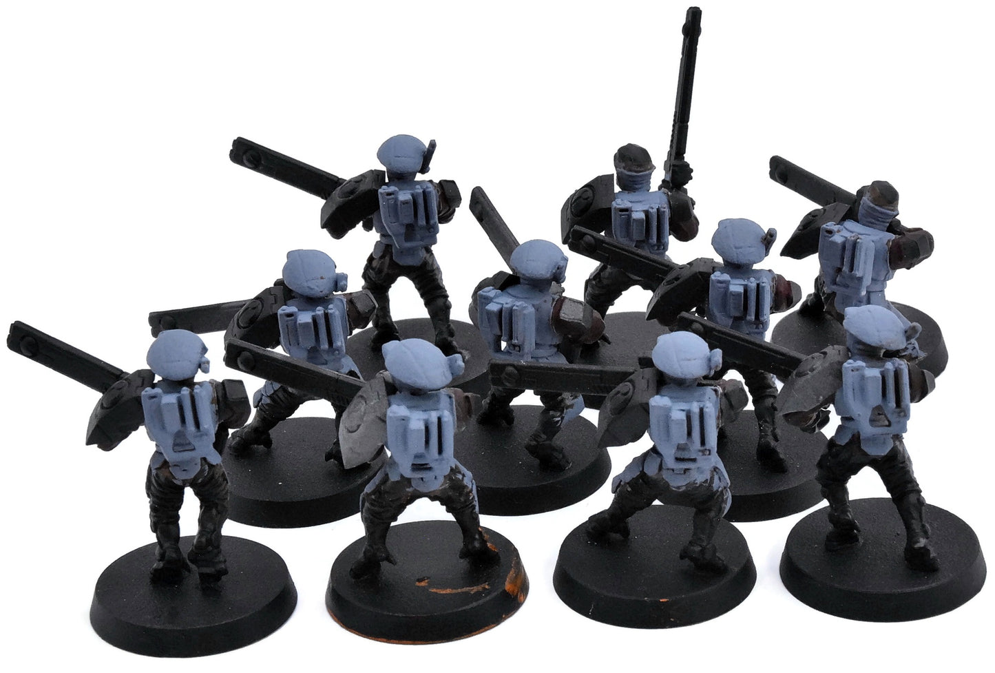 TAU EMPIRE 10 Fire Warriors #2 INCOMPLETE Warhammer 40K 6000