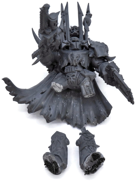 CHAOS SPACE MARINES Sorcerer Lord In Terminator Armour #1 Leg Broken 40K 1429
