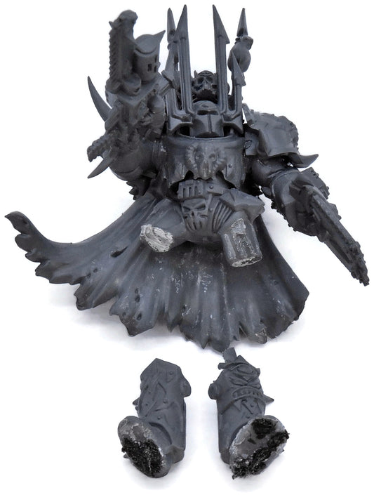 CHAOS SPACE MARINES Sorcerer Lord In Terminator Armour #1 Leg Broken 40K 1429