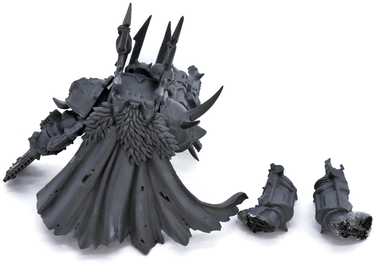 CHAOS SPACE MARINES Sorcerer Lord In Terminator Armour #1 Leg Broken 40K 1429