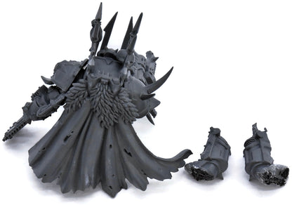 CHAOS SPACE MARINES Sorcerer Lord In Terminator Armour #1 Leg Broken 40K 1429