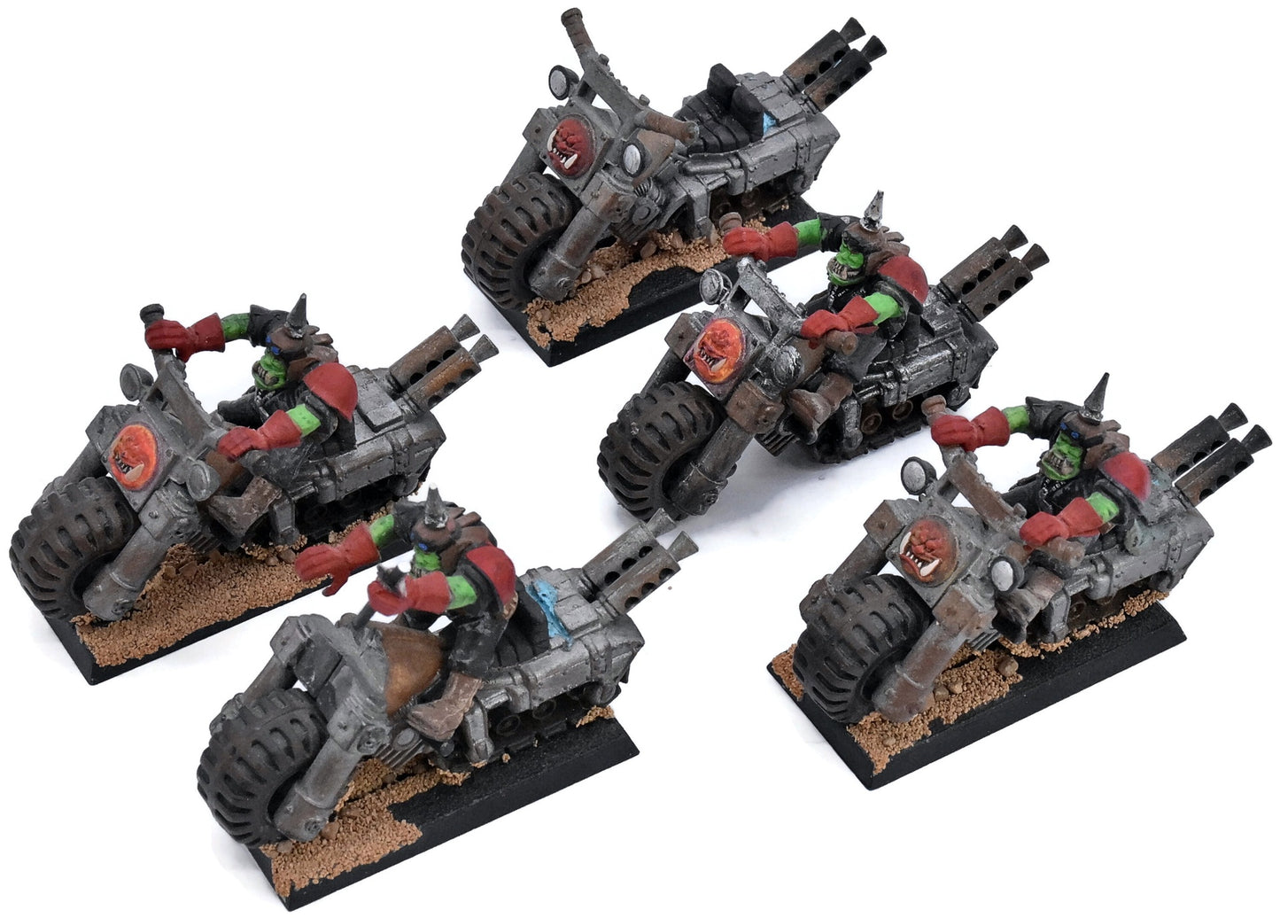 ORKS 5 Ork Warbiker Mob #3 Warhammer 40K 1474