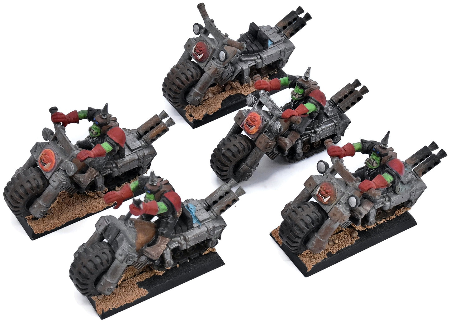 ORKS 5 Ork Warbiker Mob #3 Warhammer 40K 1474