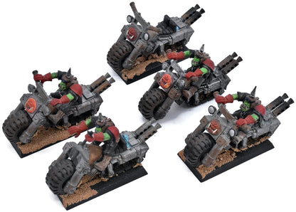 ORKS 5 Ork Warbiker Mob #3 Warhammer 40K 1474
