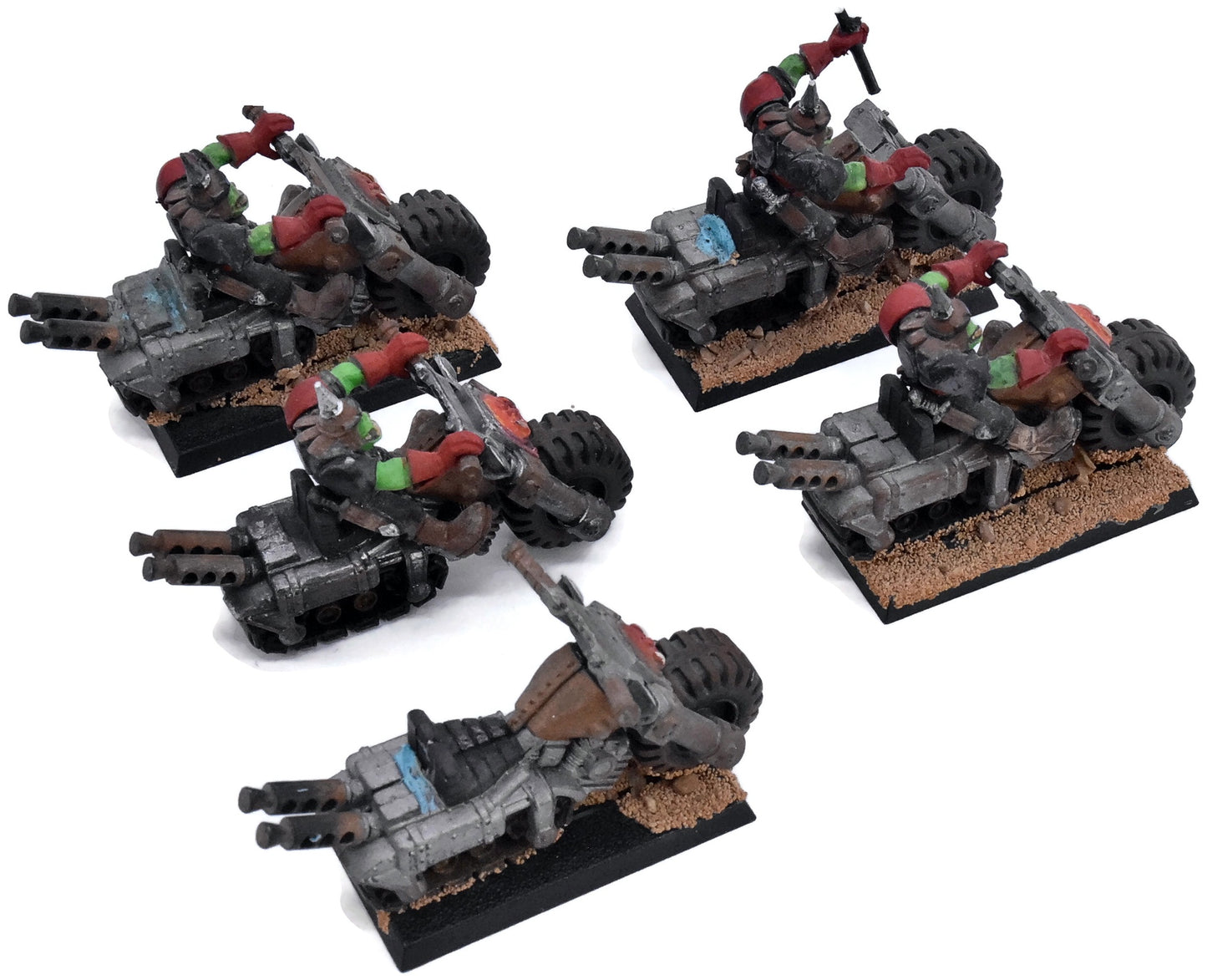 ORKS 5 Ork Warbiker Mob #3 Warhammer 40K 1474