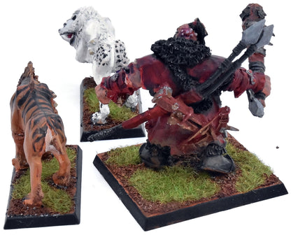 OGRE KINGDOMS Ogre Hunter Sabertusk #1 METAL 6246
