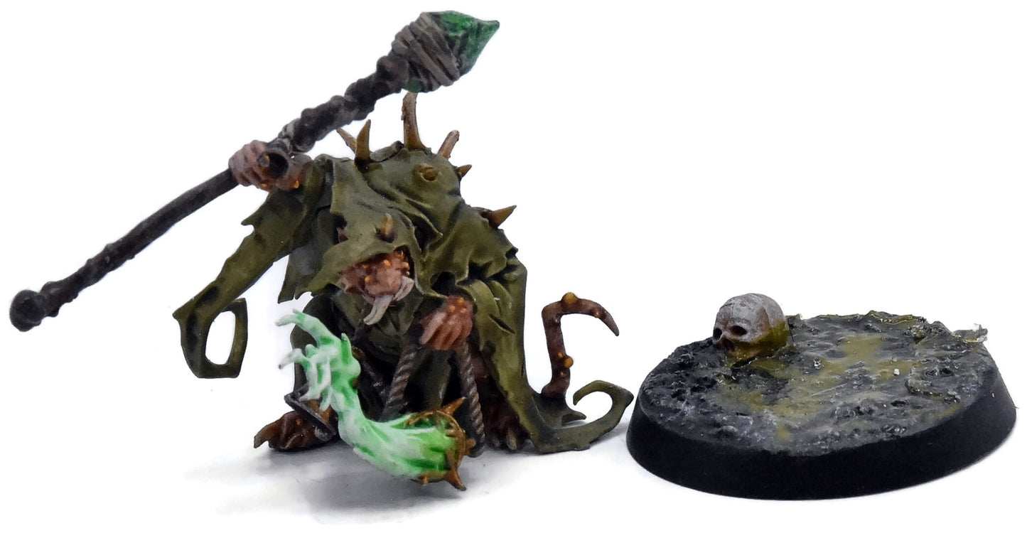 AOS SKAVEN Plague Priest #1 WELL PAINTED Warhammer Sigmar 6291