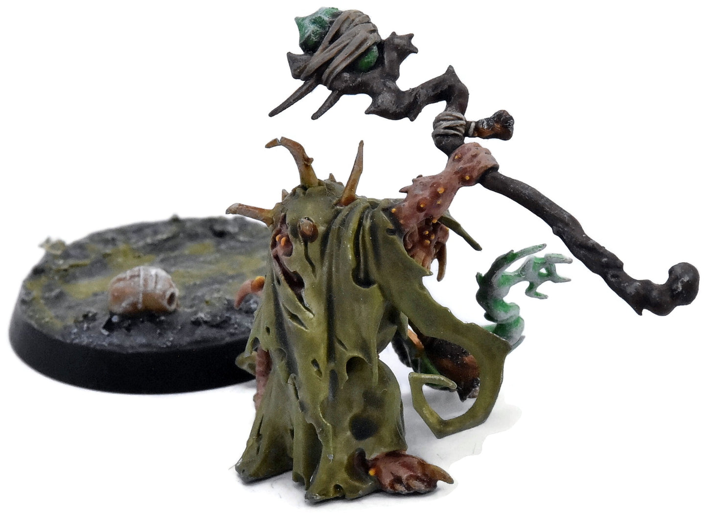 AOS SKAVEN Plague Priest #1 WELL PAINTED Warhammer Sigmar 6291