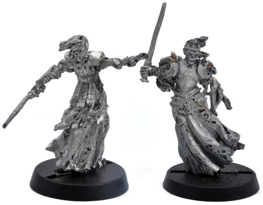 THE LORD OF THE RINGS 2 Barrow Wights #1 METAL Middle Earth Strategy Battle 1634