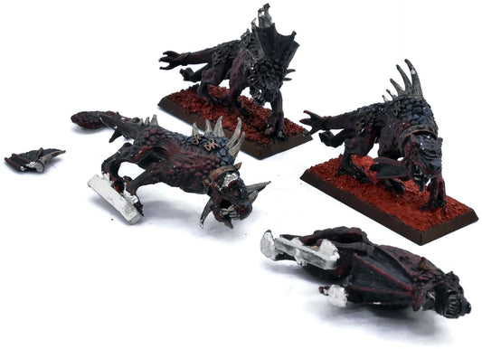 BLADES OF KHORNE 4 Flesh Hounds Of Khorne #3 METAL Warhammer Sigmar 1641