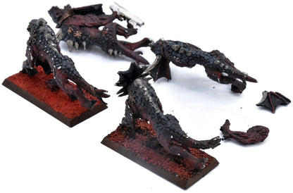 BLADES OF KHORNE 4 Flesh Hounds Of Khorne #3 METAL Warhammer Sigmar 1641