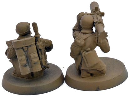 ASTRA MILITARUM 2 Steel Legion Rocket Missile Launcher #2 METAL Warhammer 40K 37