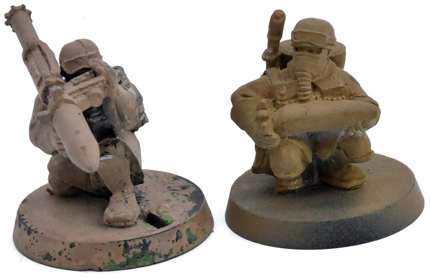ASTRA MILITARUM 2 Steel Legion Rocket Missile Launcher #1 METAL Warhammer 40K 44
