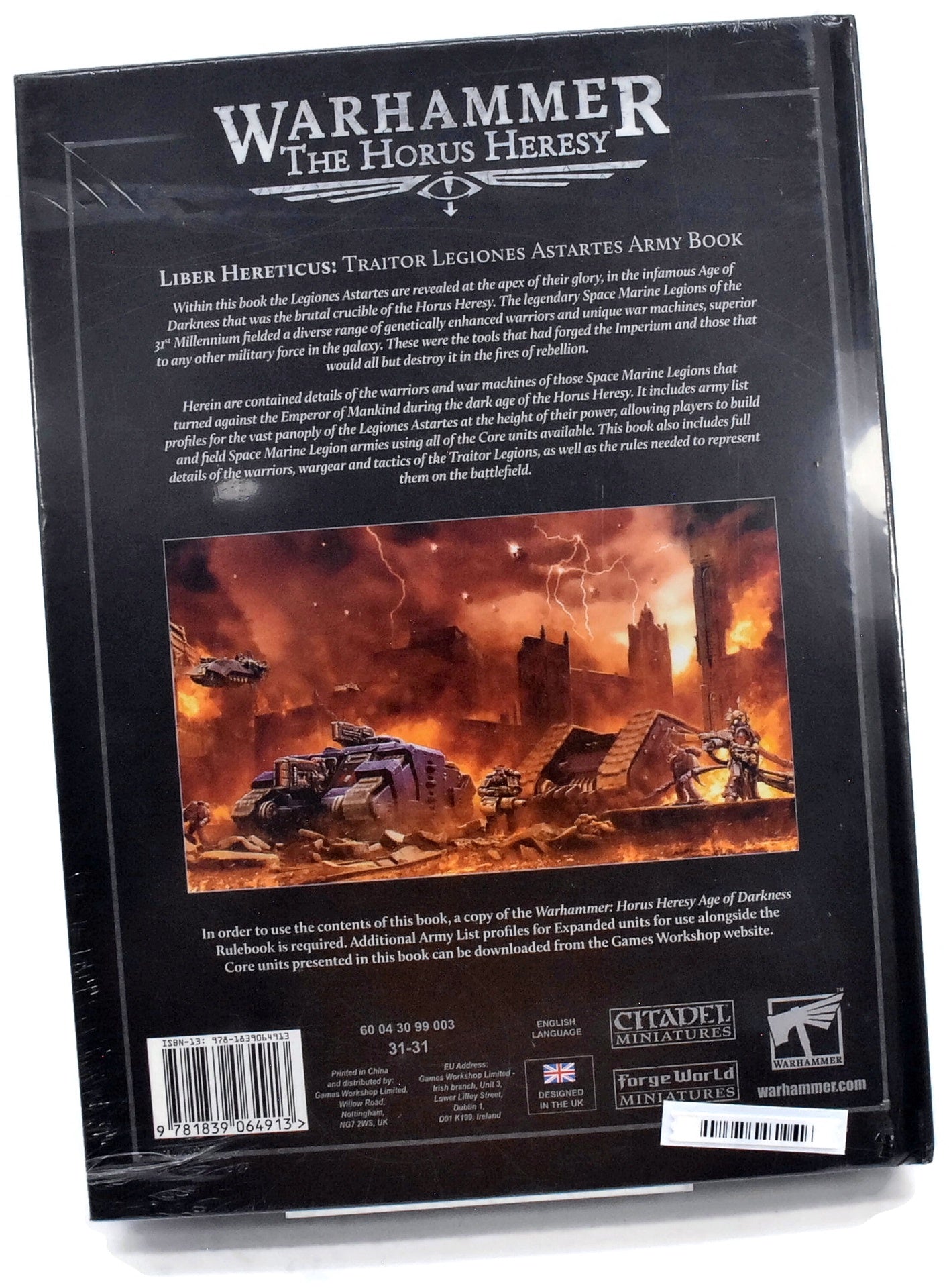 THE HORUS HERESY - Liber Hereticus GOOD Condition #1 6543