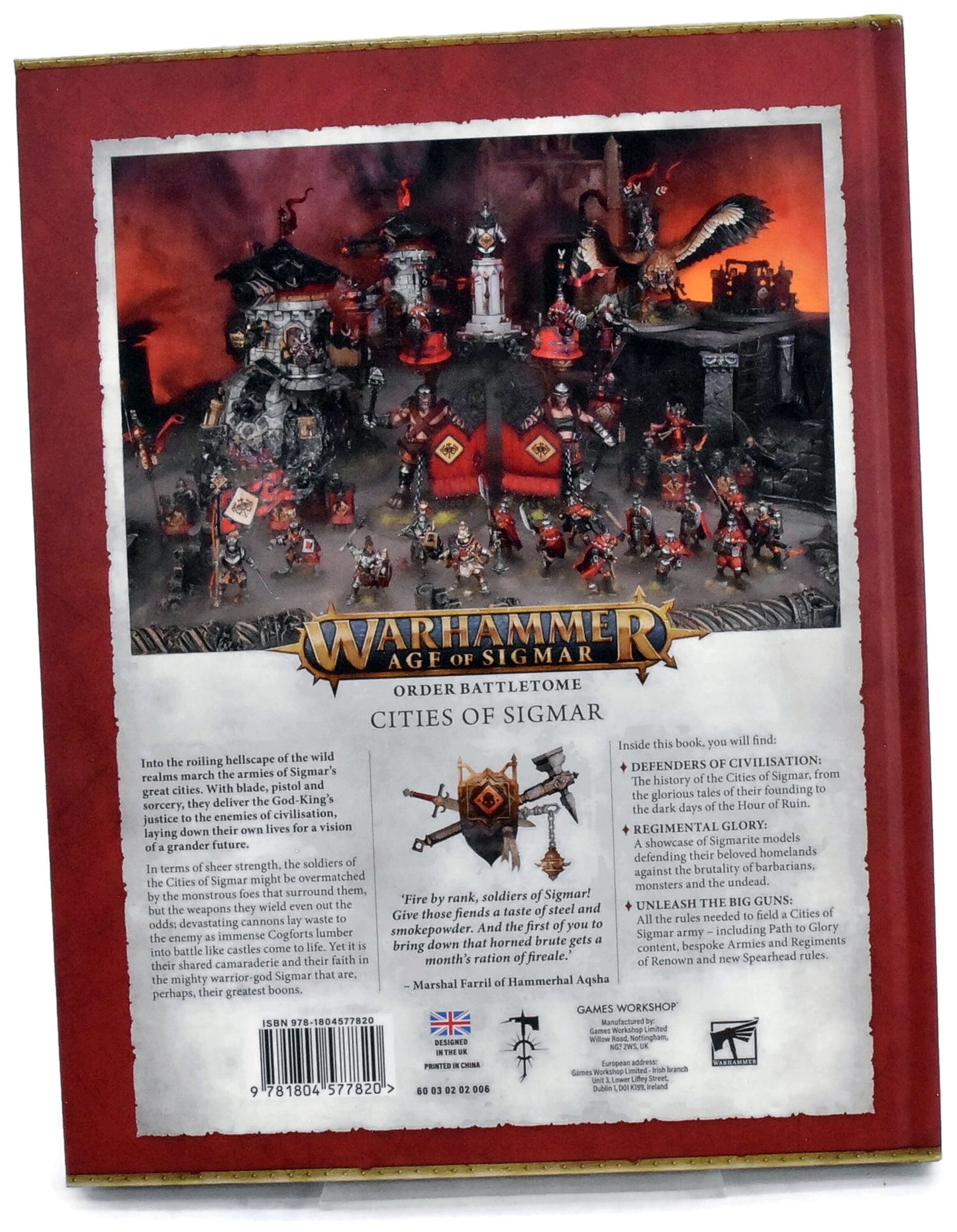 CITIES OF SIGMAR codex GOOD Condition #1 Warhammer Sigmar 6550