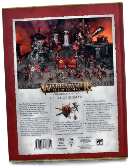 CITIES OF SIGMAR codex GOOD Condition #1 Warhammer Sigmar 6550