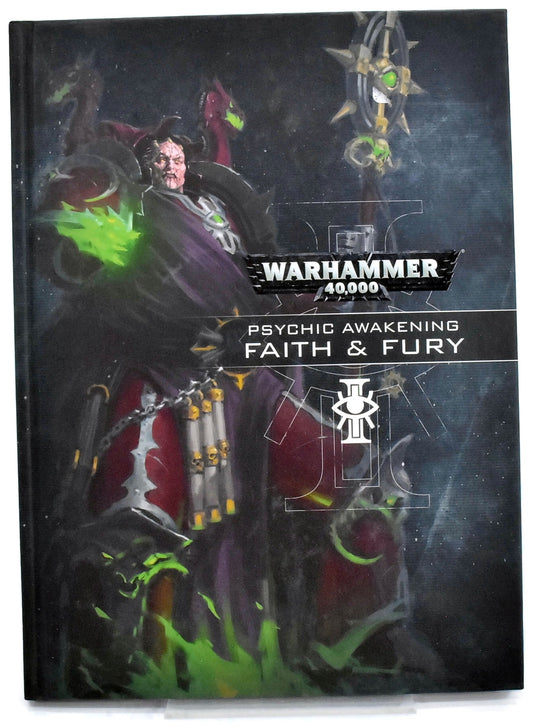 40K BOOKS & ACCESSORIES Psychic awakening faith and fury GOOD Condition #1 6567