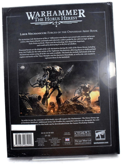 HORUS HERESY BOOKS & ACCESSORIES Liber Mechanicum (English) GOOD Condition #1 74