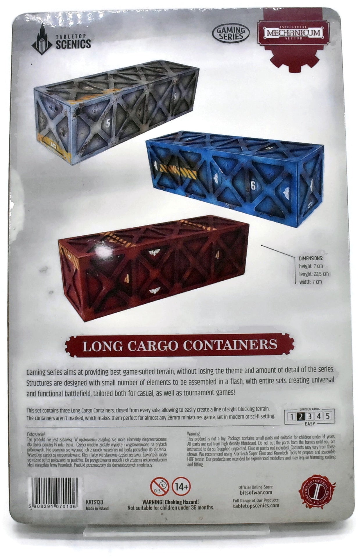 INDUSTRIAL MECHANIUM Long Cargo Containers #1 6611