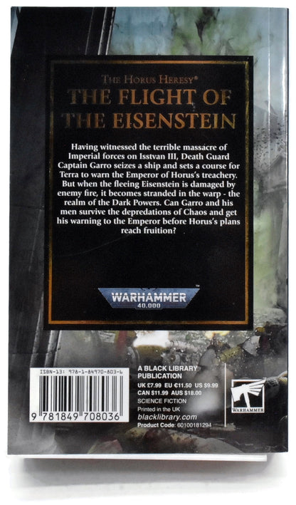 THE HORUS HERESY - Horus Heresy Flight Of The Eisenstein (PB) BAD Condition #1