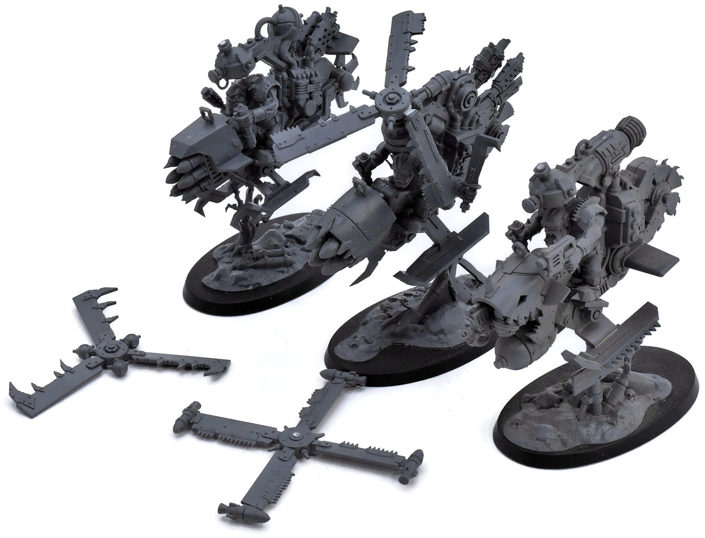 ORKS 3 Deffkoptas #11 NEED REPAIR Warhammer 40K 6949