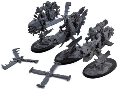 ORKS 3 Deffkoptas #11 NEED REPAIR Warhammer 40K 6949
