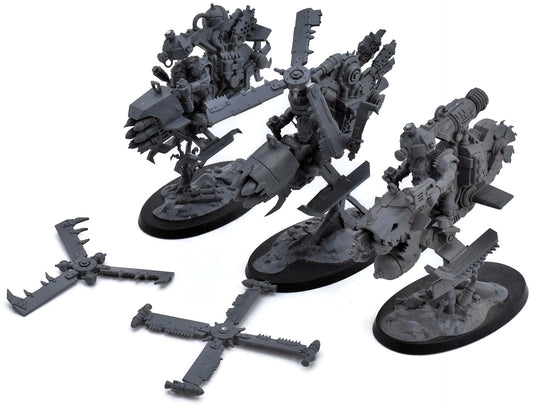 ORKS 3 Deffkoptas #11 NEED REPAIR Warhammer 40K 6949