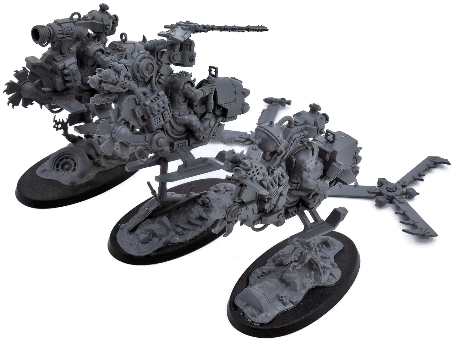 ORKS 3 Deffkoptas #11 NEED REPAIR Warhammer 40K 6949