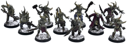 DEATH GUARD 10 Poxwalkers #1 WELL PAINTED Warhammer 40K 2181