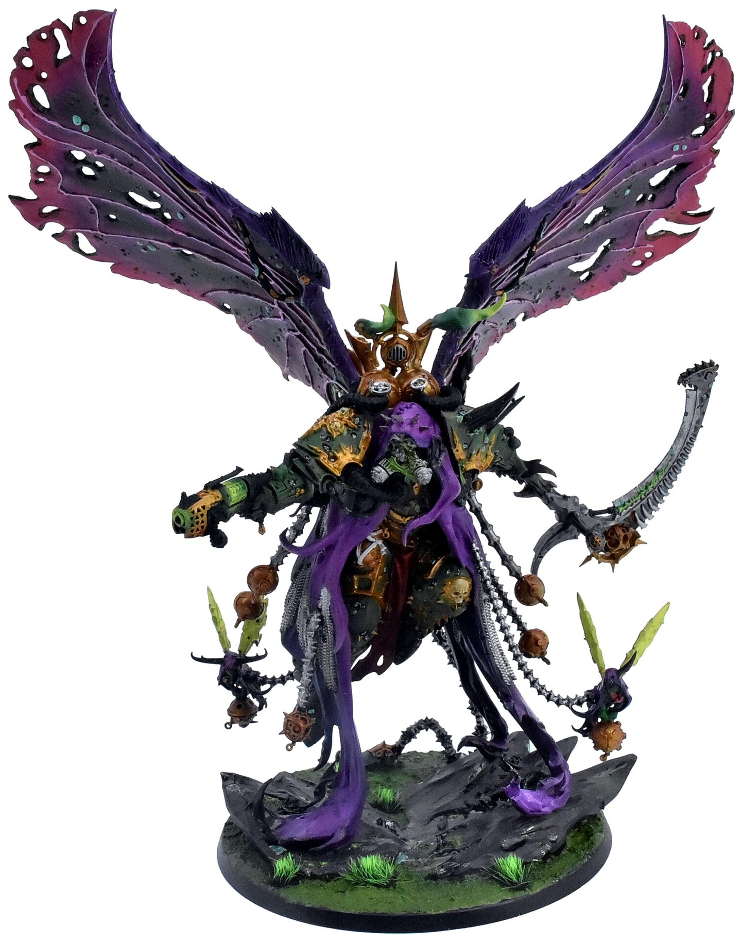 DEATH GUARD Mortarion Daemon Primarch Of Nurgle #1 WELL PAINTED 40K 2303