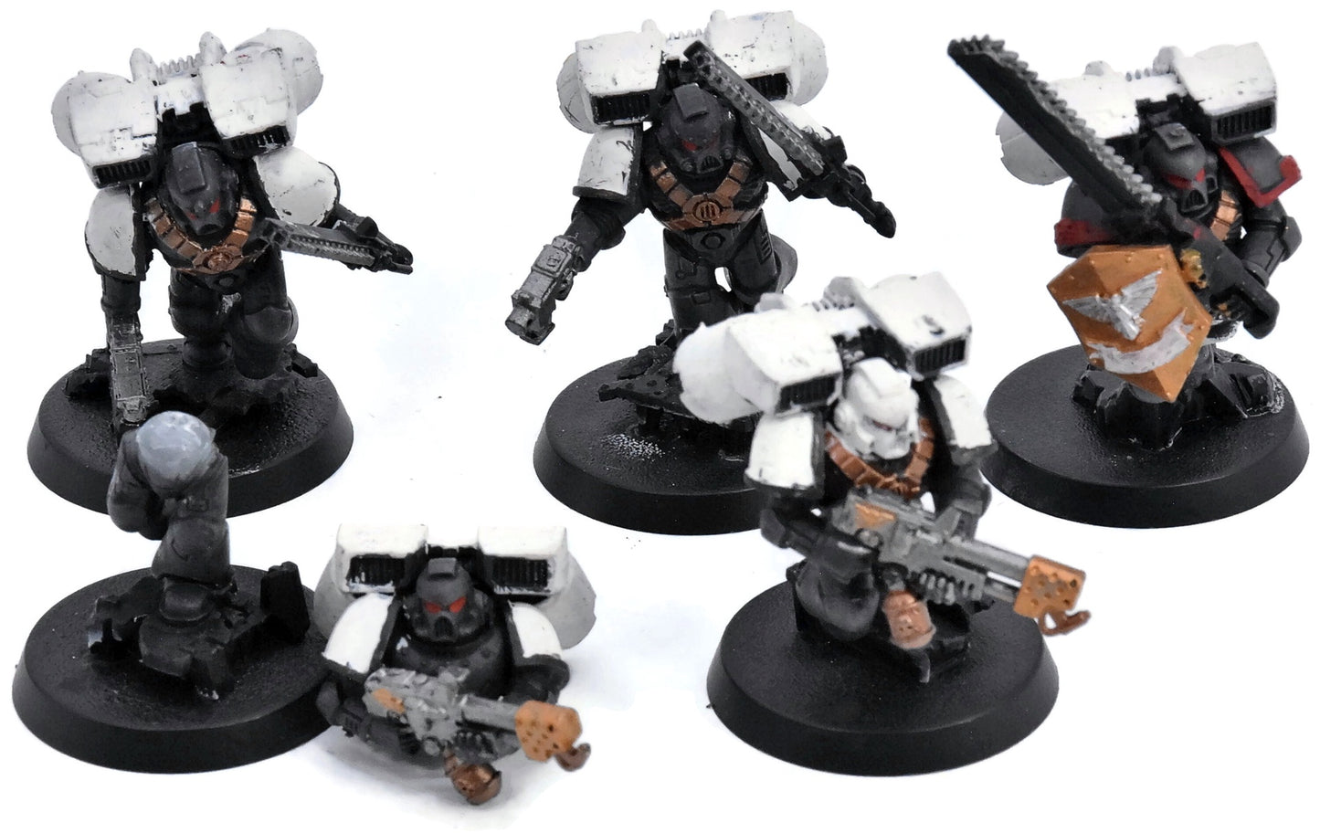 SPACE MARINES 5 Jump Pack assault Marines #1 Warhammer 40K 7359