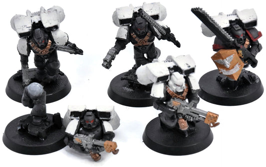 SPACE MARINES 5 Jump Pack assault Marines #1 Warhammer 40K 7359
