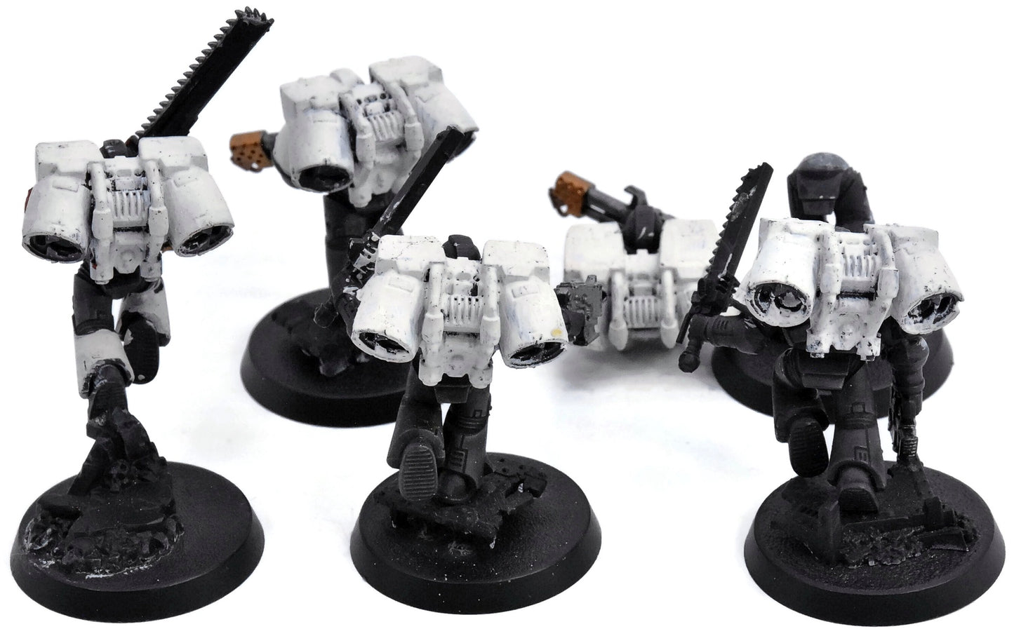 SPACE MARINES 5 Jump Pack assault Marines #1 Warhammer 40K 7359