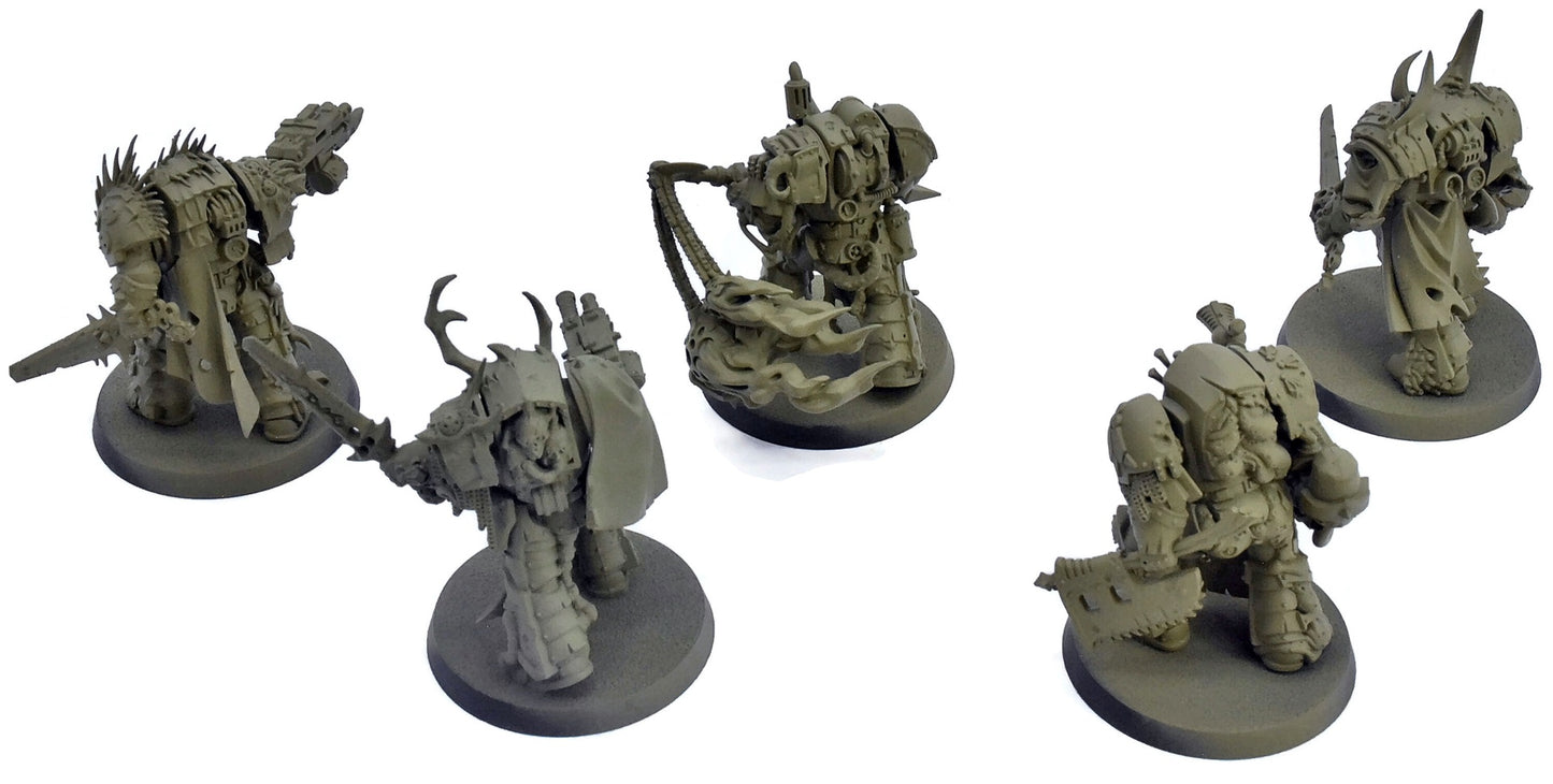 DEATH GUARD 5 Blightlord Terminators #2 Warhammer 40K 2389