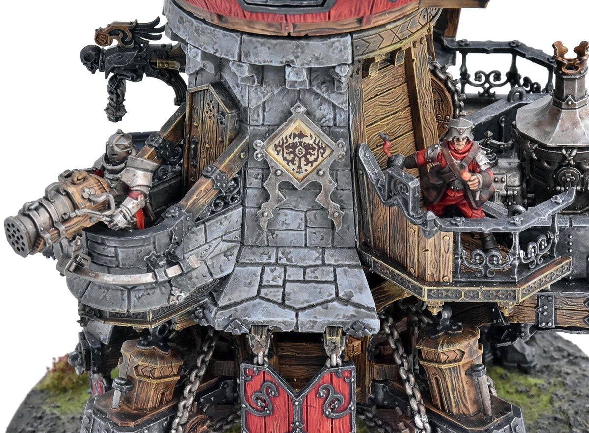 CITIES OF SIGMAR Conqueror/Cannonade Cogfort #1 COMMISSION PRO PAINTED Sigmar 10