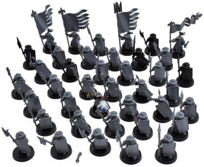 KINGDOM OF BRETONNIA 40 Men At Arms #1 Warhammer Fantasy 7588