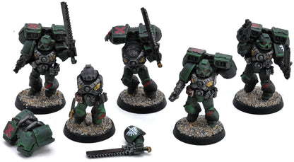 DARK ANGELS 5 Assault Marines#1 Missing Arms & Head / Classic Sculpt W40K 9568