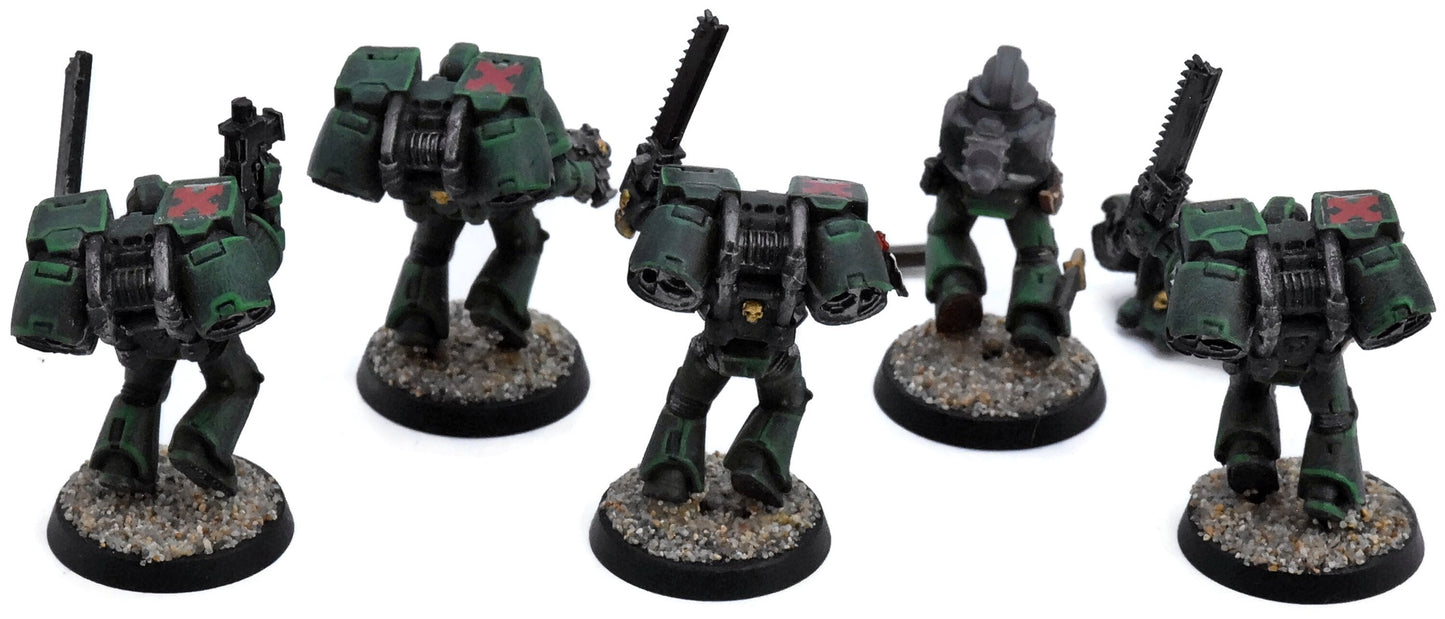 DARK ANGELS 5 Assault Marines#1 Missing Arms & Head / Classic Sculpt W40K 9568