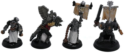 BLACK TEMPLARS 4 Chaplain Grimaldus #1 CONVERTED Warhammer 40K 9612