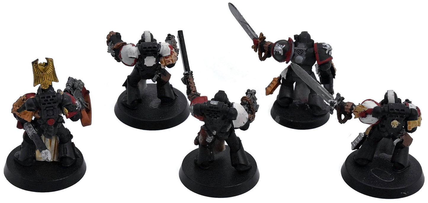 SPACE MARINES 5 Black Templars Sword Brethren #1 Classic Sculpt 40K 9629