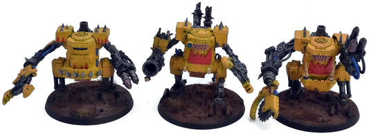 ORKS 3 Ork Killa Kans #1 Warhammer 40K WELL PAINTED 9650