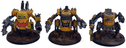 ORKS 3 Ork Killa Kans #2 Warhammer 40K WELL PAINTED 9667